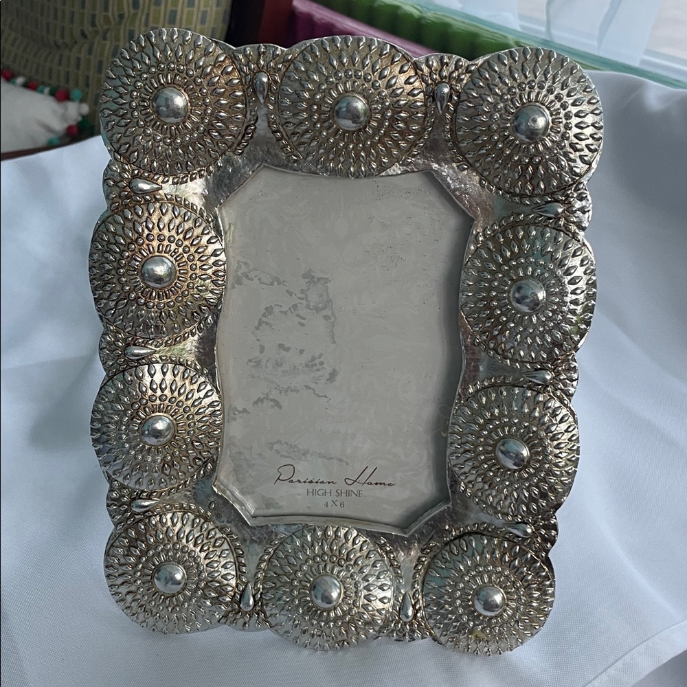 Silver and Gold Ornate Pendant